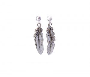 Handmade sterling silver feathers
